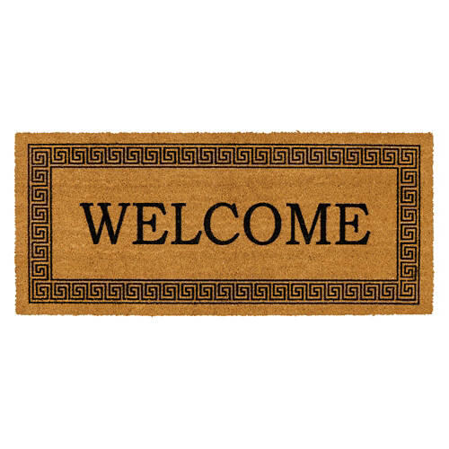 20" x 46" Estate Coir Mat - Welcome Border