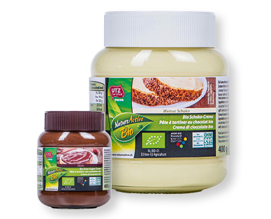 Pâte à tartiner choco/noisettes bio NATURE ACTIVE BIO