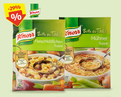 KNORR Bitte zu Tisch Suppen