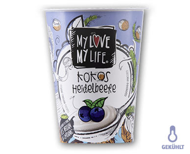 MY LOVE MY LIFE(R) Bio-Kokoscrème mit Heidelbeeren