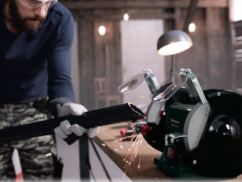 PARKSIDE(R) 200W Double Bench Grinder