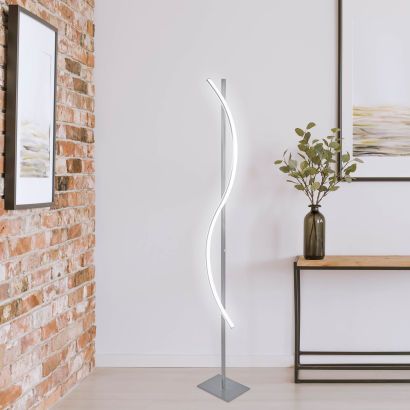 LED standerlampe med lysdæmper
