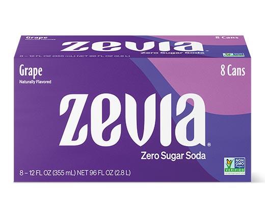 Zevia Zero Calorie 8pk Soda