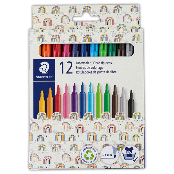 Fasermaler 12er-Set