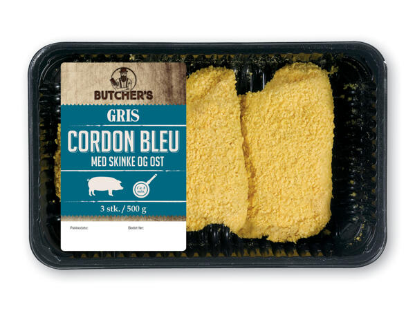 Cordon bleu, dansk gullasch eller økologisk dansk kyllingebrystfilet