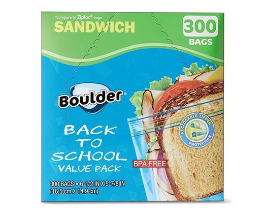 Boulder 
 Back to School Sandwich Bags