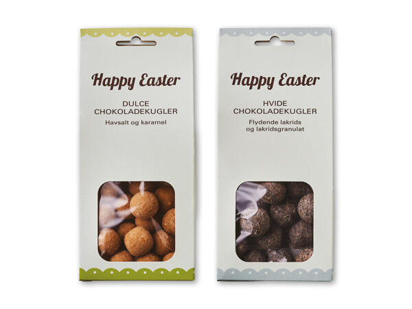 Chokoladekugler med lakrids