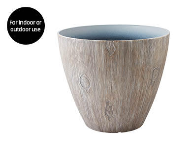 Timber-Look Planter