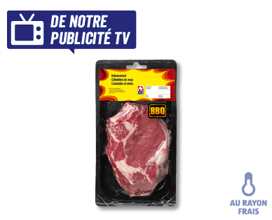 Côtelette de veau BBQ