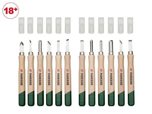 PARKSIDE Wood Carving Set - 12 Pieces