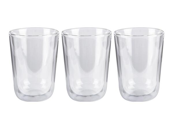 Livarno Home Cappuccino Glasses - 3 Pack