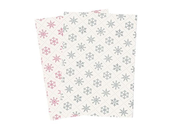 Livarno Home Christmas Tea Towels with Snowflake Pattern - Pack of 2