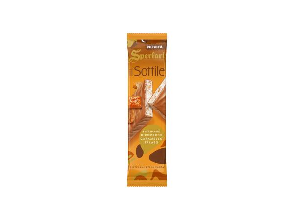 Nougat covered with Caramel