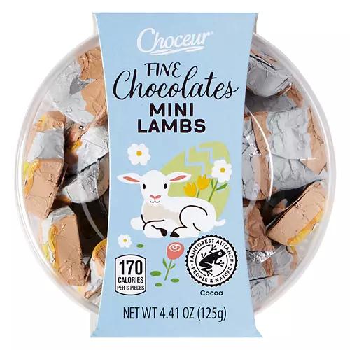 Easter Mini Lambs Shaped Chocolates, 4.41 oz
