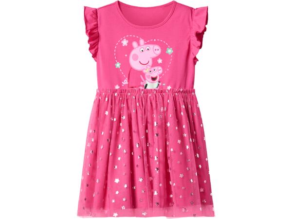 Girls' Dress "Peppa Piga, Bluey"