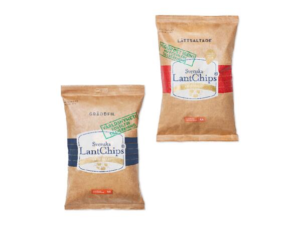 Svenska lantchips grytfriterade