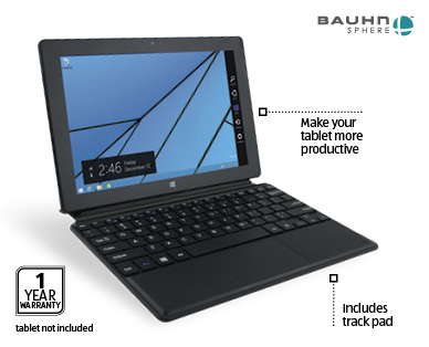 10.1" WINDOWS TABLET KEYBOARD AND CASE