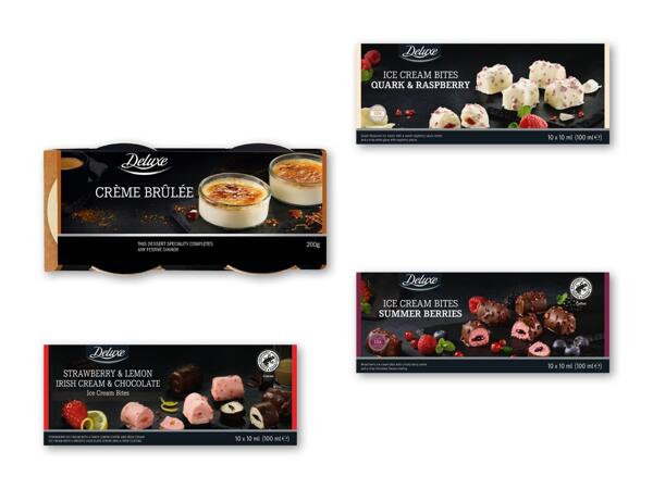 DELUXE Creme brulé eller ispraliner