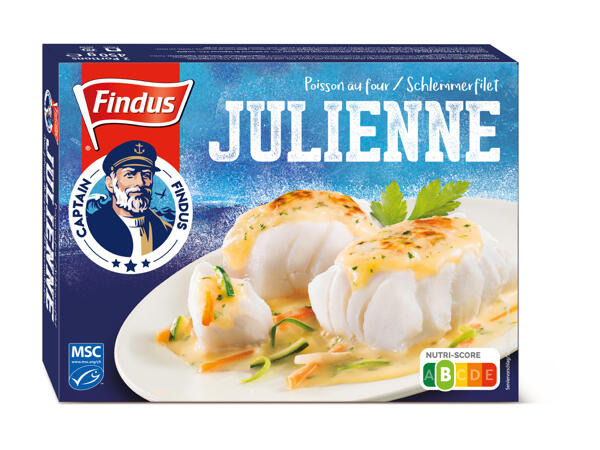 Filet de poisson Julienne MSC Findus