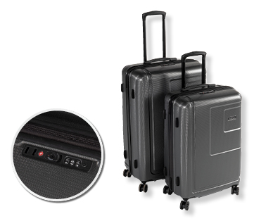 Lot de valises en polycarbonate