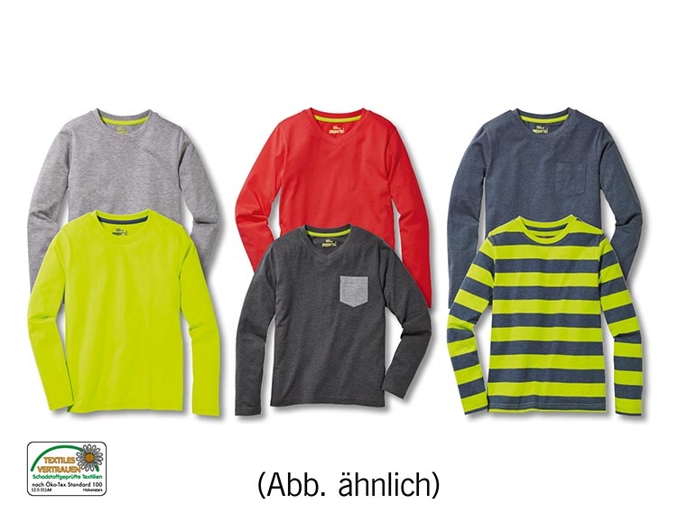 Langarmshirts, 2er