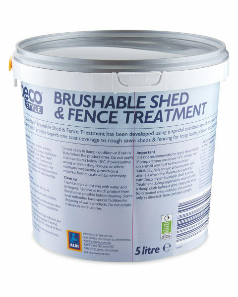 Dark Oak Shed & Fence Treatment