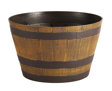 Whiskey Barrel Planter