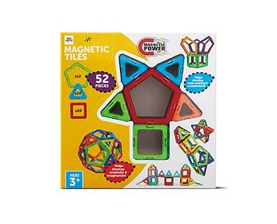 Bee Happy 52-Piece Magnetic Tiles
