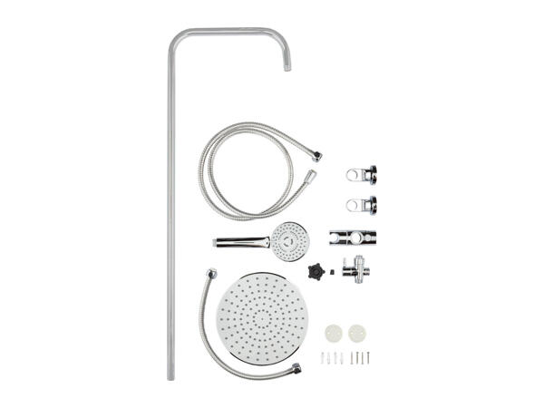Livarno Home Overhead Shower Kit with Anti-Drip System