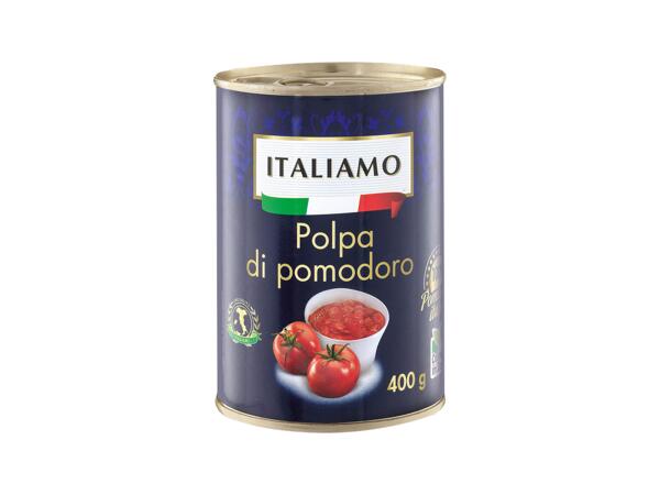 Pulp chopped tomato