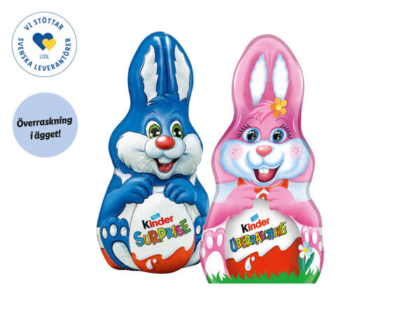 Kinder påskhare med Kinderägg