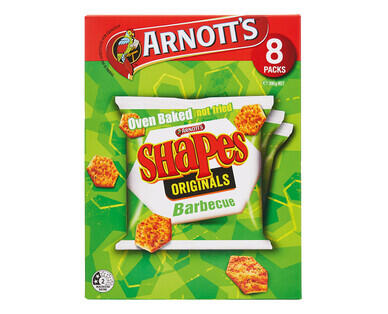 Arnott's Shapes BBQ Multipack 8pk/200g