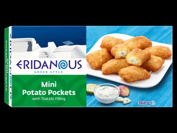 Mini Potato Pockets with Tzatziki