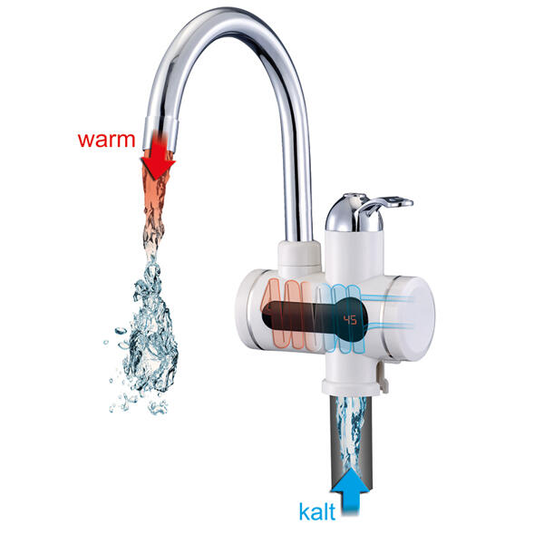 2in1 Armatur mit Durchlauferhitzer