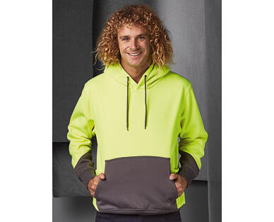 Men's Lime/Grey Hi-Vis Hoodie