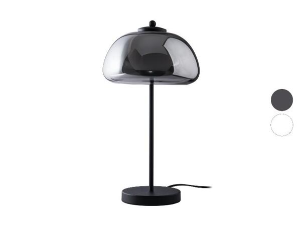 LED-Tischleuchte, Lampenschirm aus hochwertigem Glas