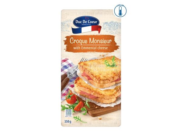 Duc de Coeur Croque Monsieur with Emmental Cheese 350g