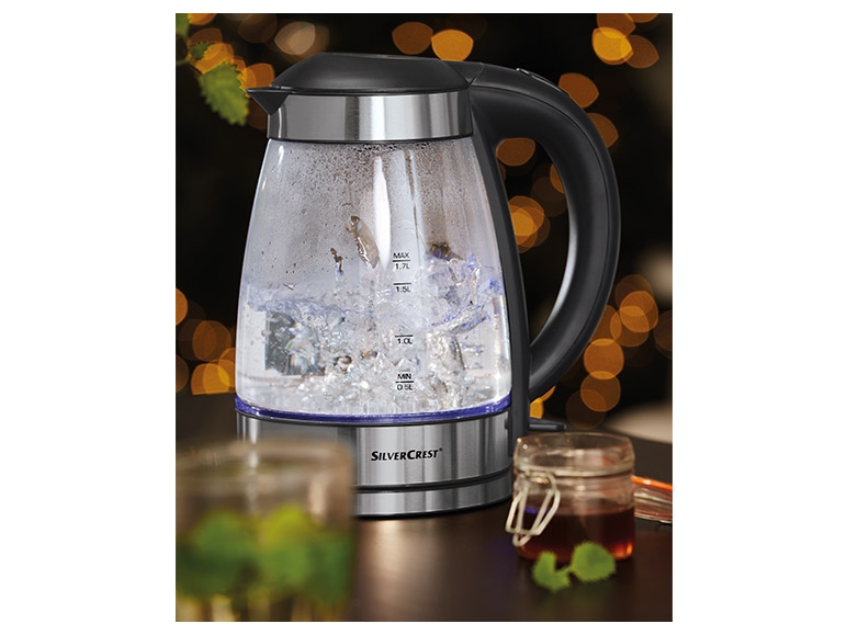SILVERCREST KITCHEN TOOLS LED Glass Kettle