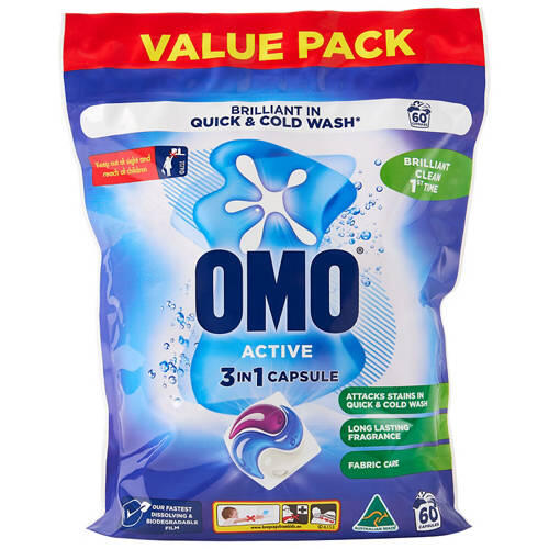 Active Laundry Capsules 60 Pack