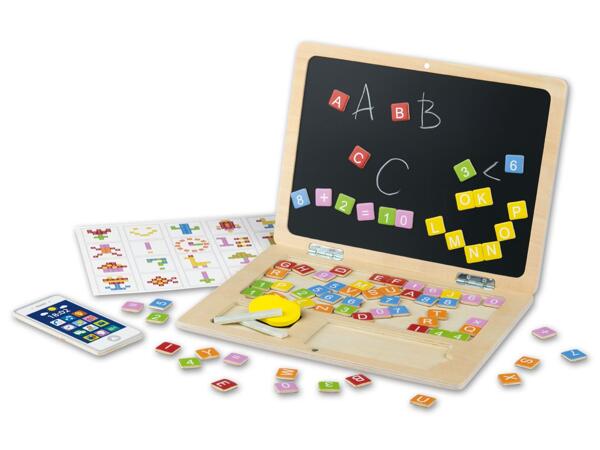 Holz Laptop/​Uhr