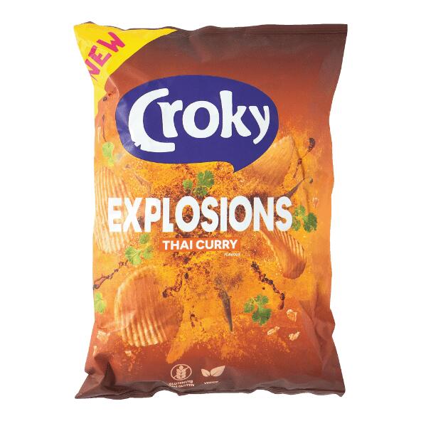 CROKY(R) 				Chips gaufrées Explosions