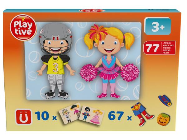 Magnetic play set