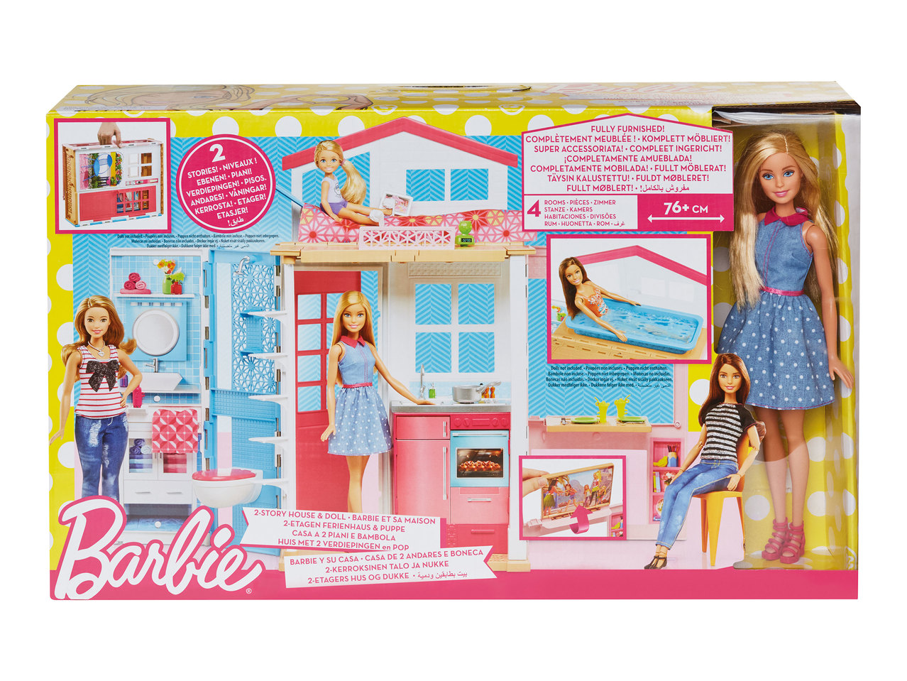 Mattel Barbie 2-Floor Holiday House1