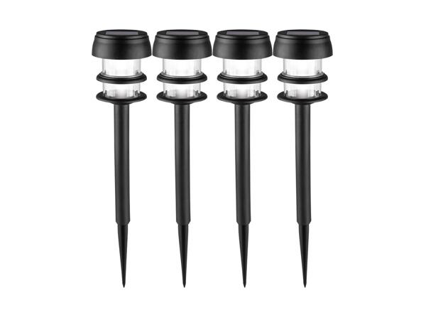 LED Solar Lights with Ground Spike