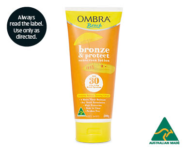 Bronze & Protect Sunscreen Lotion SPF30 200g