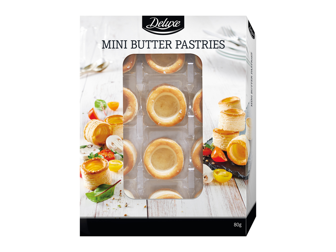 Mini feuilletés au beurre à garnir