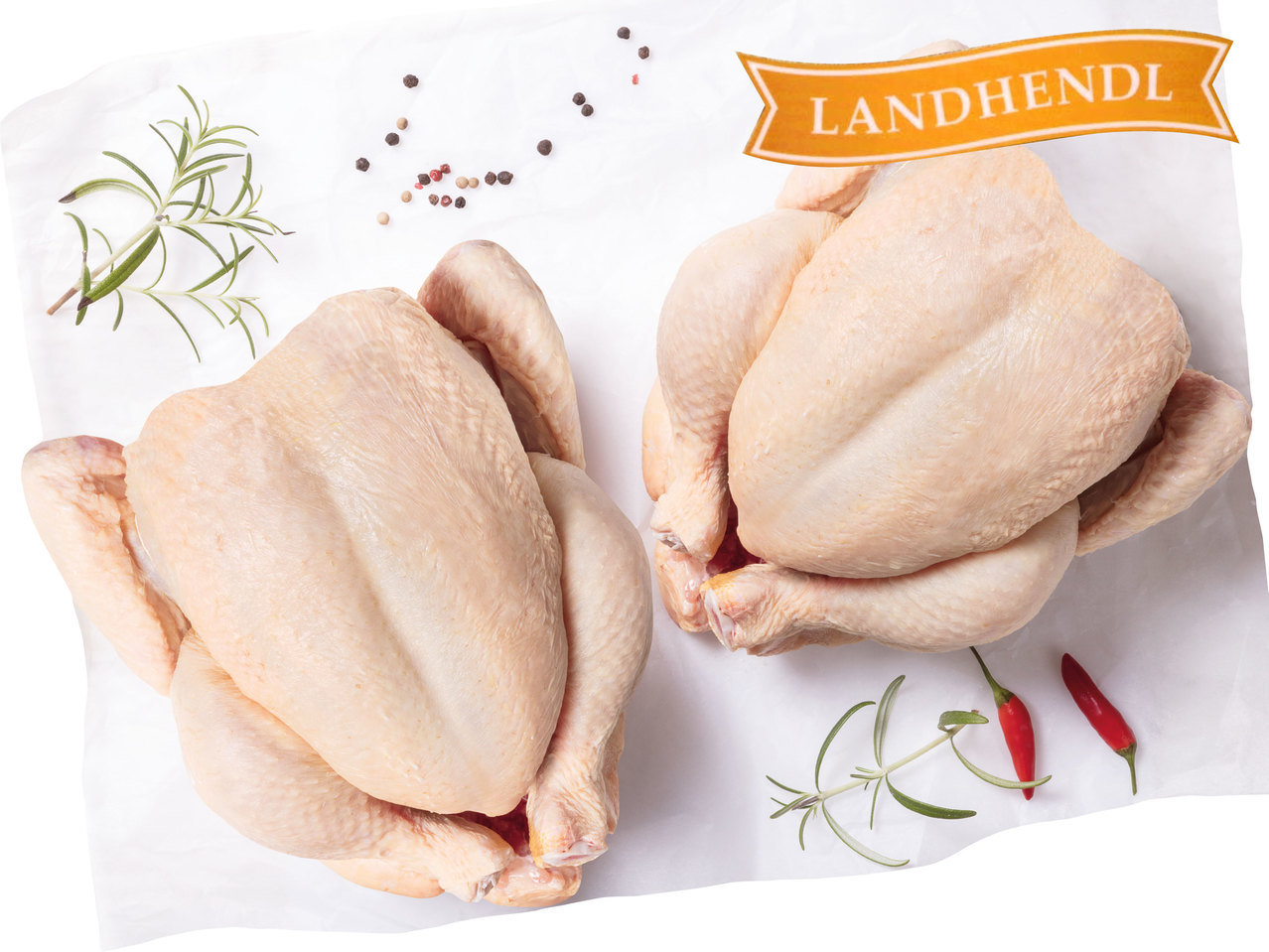 LANDHENDL Frische österreichische Hendl bratfertig, 2er-Pack