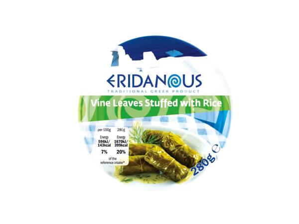 Vine Leaves Stuffed with Rice