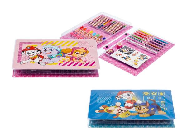 Coffret de dessin Pat' Patrouille, 63 pièces