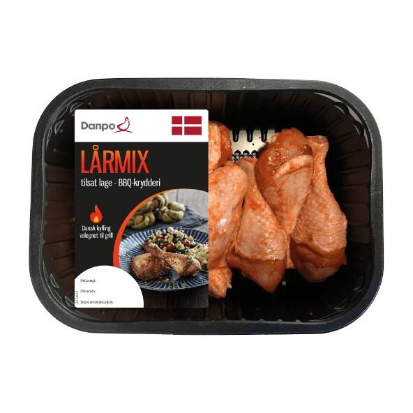 BBQ lårmix af dansk kylling
